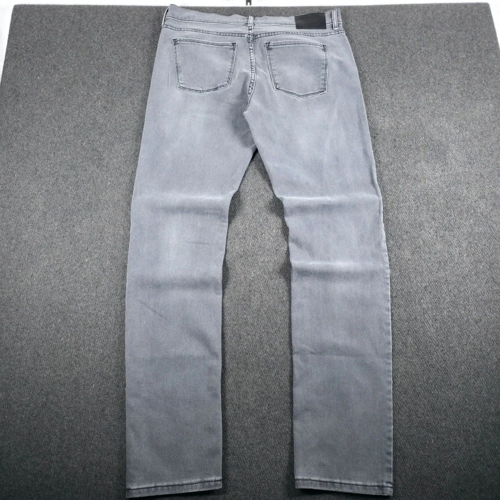 Mott & Bow Jeans Mens Fits 34x34 Gray Stone Wash Slim Fit Premium Denim Stretch